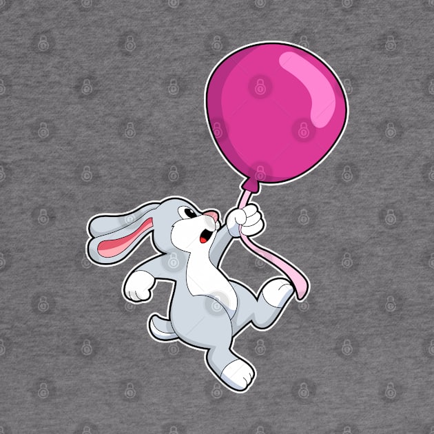 Rabbit with Balloon by Markus Schnabel
